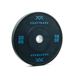 Kraftmark Vektskiver 50 mm - Bumper 2.0 Vekt 20 kg