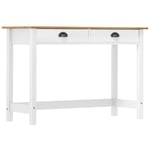 Console Table d'appoint - Meuble d'entrée Hill Range avec 2 tiroirs 110x45x74 cm Pin solide BV923170