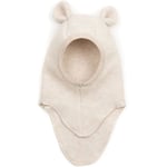 HUTTEliHUT TEDDY E-hut wool fleece bear ears – camel - 4-6år