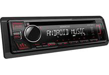 Kenwood KDC-130UR Autoradio Red Lighting, 4 x 50 W, USB, Aux Noir