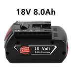 Huamade 18v 6000mah Litiumjonbatteri för Bosch 18v Reservbatteri Bärbar Ersättning Bat609 Bat619g Bosch Gds 250-li 8A