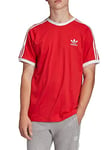 adidas 3-Stripes Tee T-Shirt Homme, Lush Red, FR : 2XL (Taille Fabricant : 2XL)