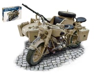 BMW R75 German Military Motorbike W/Sidecar Plastique Kit 1:9 Model 7403