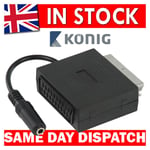 Scart Adapter With Stereo Audio (Scart male to 3.5mm jack female) 0.20m