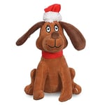 Dr. Seuss for Pets The Grinch Max Jouet couineur en Peluche pour Chien en Forme de Père Noël | Jouet en Peluche Grinch de la Collection Dr Seuss | Grand Jouet de Noël pour Chien pour Les Vacances,