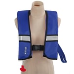 Automatic Inflatable Life Vest Adult Jacket PFD 150N Survival Aid Blue UK