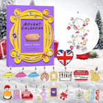 Advent Calendar 2024-24 Days of FRIENDS Charm Bracelet Kit - TV Show Christmas G