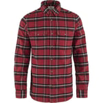 Fjällräven Fjällräven Övik Heavy Flannel Shirt M - Red Oak-fog - Herr - XS- Naturkompaniet