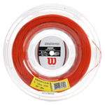 Bobine de cordage pour raquettes de tennis Wilson, Sensation Plus, Calibre 16 (1,34mm), Rouge, WR830050116