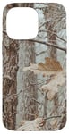 Coque pour iPhone 14 Pro Max Lumière feuille de camouflage