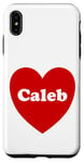 iPhone XS Max I Love Caleb Heart Cute Caleb Name Birthday Case