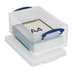 Really Useful Products Really Useful Plastic Storage Box  9 Litre Clear (9CCB)