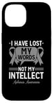 Coque pour iPhone 14 Prise de conscience de l'aphasie J'ai perdu mes mots, pas mon intellect