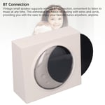 Alarm Clock Small Speaker BT Connection Moon Alarm Clock Speaker Innovative