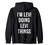 Levi Doing Levi Things Name Birthday Zip Hoodie