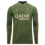 Paris Saint-Germain Treningsgenser Dri-FIT Strike Drill - Grønn Barn - Nike, størrelse XS: 122-128 cm