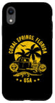 Coque pour iPhone XR Coral Springs Florida Sunset Hotrod Alligator