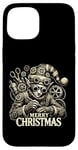 Coque pour iPhone 15 Women Mens Steampunk Renaissance Medieval Christmas