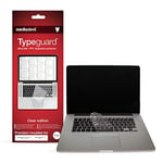 MediaDevil Ultra-Thin Keyboard Cover for MacBook Pro (13" & 15" - 2012-2015 *RETINA DISPLAY*) (UK/EU Key Layout) - Typeguard Clear Edition
