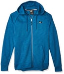 Nike M Nsw Optic Hoodie Fz Sweatshirt - Industrial Blue, X-Large