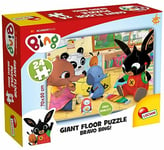 Liscianigiochi- Bing LISCIANI 70x50 cm pièces-75805, 75805, Maxi Puzzle Bravo, Grand Puzzle 24 Pieces