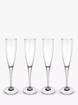 Villeroy & Boch Maxima Champagne Glass Flute, Set of 4, 120ml, Clear