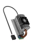 ICY BOX M.2 Heatpipe Cooler with 30 mm Fan Height for M.2 SSD (2280) (US IMPORT)