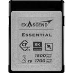 EXASCEND Carte Cfexpress Type B 2TB R1800/W1700 Essential Serie