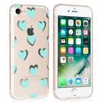 iPhone SE 2020 Skal - Hearts Mint