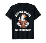 Silly Goose Gym Fitness Lifting Weights Workout Goose T-Shirt