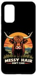 Coque pour Galaxy S20 Les cheveux désordonnés ne se soucient pas de la vache des Highlands