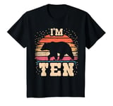 Youth Bear 10 Year Old Birthday Boy Girl 10th Bear Birthday T-Shirt