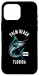 Coque pour iPhone 16 Pro Max Motif Palm Beach Floride USA Fishing