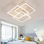 DELIPOP Plafonnier LED, Moderne Lampe de Plafond 40W 3860LM, 3000K-6500K Plafonnier LED Dimmable avec Télécommande, Plafonnier pour Salon, Chambre, Cuisine, Couloir, Balcon, Salle à Manger