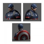 noname marvel - captain america avengers endgame - tirelire buste 20cm