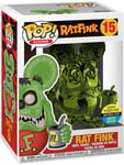 Figurine Funko Pop - Rat Fink N°15 - Rat Fink - Chromé Vert (42391)