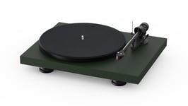 Pro-Ject Debut Carbon Evo Turntable with Ortofon 2M Red Cartridge - Satin Fir Green