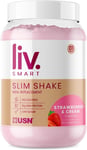 USN Liv.Smart Slim Shake Strawberries & Cream 550g - High Protein (21g) Meal Re