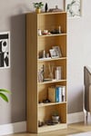 Vida Designs Cambridge 5 Tier Extra Large Bookcase Storage Unit 1750 x 600 x 240 mm