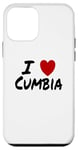 Coque pour iPhone 12 mini I Heart (Love) Cumbia Latin America Music Rhythm Colombie