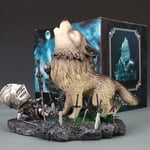 Anime Dark Souls Great Grey Wolf Sif 9" Statue Figure Model Scenes Toy Xmas Gift