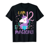 I Am 12 Year Old and Magical Cute Unicorn Lover 12th T-Shirt