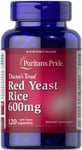 PURITAN'S PRIDE Red Yeast Rice 600 mg, 120 Capsules, Rapid Release, FREE UK P&P