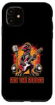 iPhone 11 Rex the Rocker Dinosaur Band Case