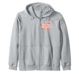 The Regal Beagle Pub Vintage Three's Company Logo Zip Hoodie