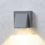 Lucande - led Applique Exterieur 'Marik' en aluminium - argenté