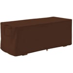 Housse Coffre de Rangement Exterieur, Tissu Oxford 210D Bâche Coffre Rangement Jardin Exterieur, Housse Imperméable, Résistant Aux