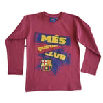 T- Shirt Long Fc Barcelone Enfant Rouge