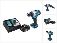 Makita DHP 486 RT1 akkuiskuporakone 18 V 130 Nm + 1x akku 5,0 Ah + laturi