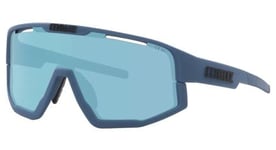 Lunettes bliz fusion small bleu mat   ecran miroir bleu glacier